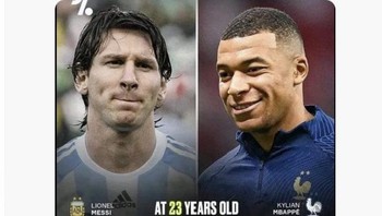 Karena itu Mbappe digadang sebagai GOAT selanjutnya setelah Messi. Foto: Twitter