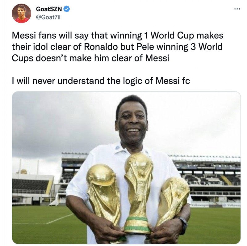 Meme Messi Ronaldo