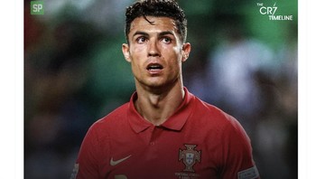 Akun ini menyebut Ronaldo pernah mengatakan bahwa memenangkan sesuatu untuk Portugal lebih sulit dibanding dengan Argentina, Brasil atau Argentina. Foto: Twitter