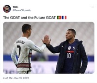 Meme Messi Ronaldo