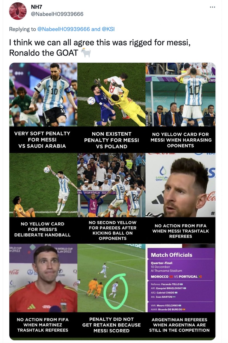 Meme Messi Ronaldo
