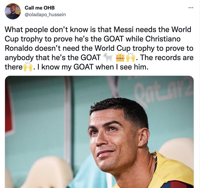 Meme Messi Ronaldo