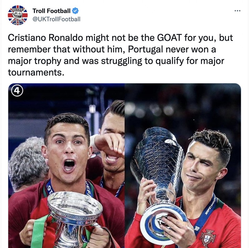 Meme Messi Ronaldo