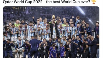 Mungkin banyak yang setuju kalau Piala Dunia 2022 adalah yang terbaik sepanjang sejarah. Foto: Twitter