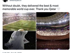 Terima Kasih Qatar, Piala Dunia 2022 Sungguh Cetar