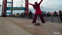 Jembatan Ampera yang ikonik di kota Palembang