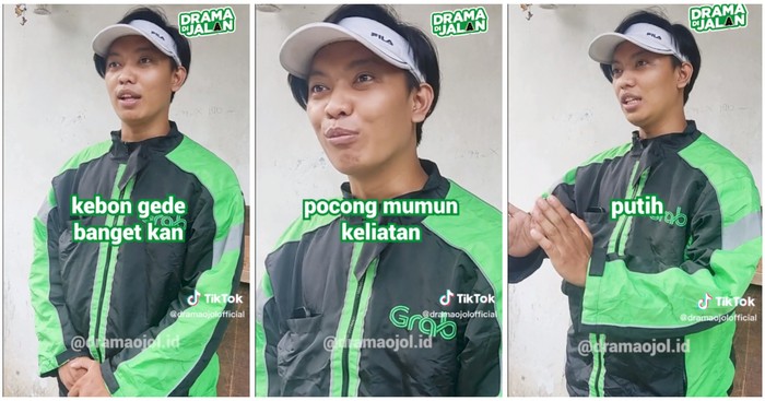 Ngeri! Ojol Ini Lihat Penampakan Pocong Saat Antar Makanan Malam Hari