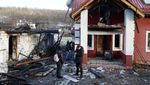 Penampakan Sisa-sisa Serangan Drone di Kiev Ukraina
