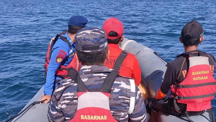 Pencarian WNA Prancis yang hilang terus dilakukan di antara perairan Gili Trawangan dan Meno.