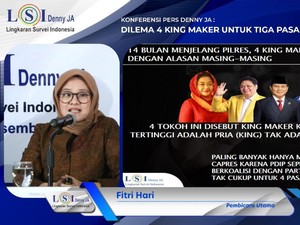 4 King Maker Pilpres versi LSI Denny JA: Mega, Prabowo hingga Paloh