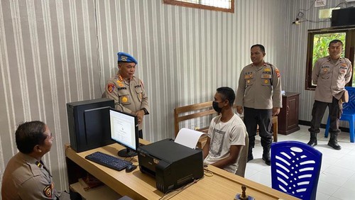Sidak propam Polda NTT, Selasa (20/12/2022).