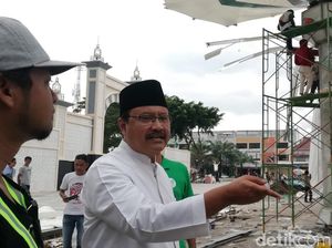 Payung Madinah Rusak saat Pengerjaan, Gus Ipul: Tanggung Jawab Kontraktor