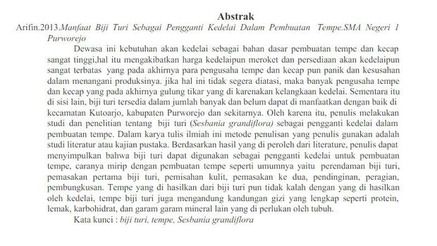 Contoh Abstrak Skripsi Dan Karya Ilmiah Beserta Cara Membuatnya