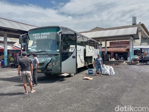 Penumpang di Terminal Manado Meningkat Jelang Nataru, Armada Bus Ditambah