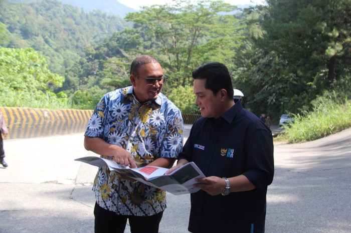 Andre Rosiade dan Erick Thohir
