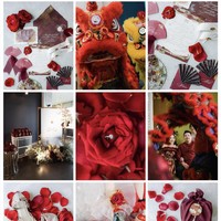 Saat sangjit, Vienesca tampil flawless dan memesona berkat riasan dari MUA @makeupbyyobel. Cuttingan cheongsam yang dipakai Vienesca off shoulder dan terdapat ruffle bagian dada. Foto: Dok. Instagram @solemnstudios dan @cynthiatan_.