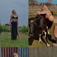 Dalam berbagai video, ia pun terlihat merias wajah dan memakai bulu mata palsu. Banyak orang yang memujinya tapi tak sedikit pula yang mengkritik. Foto: TikTok itsthatkiwigirll