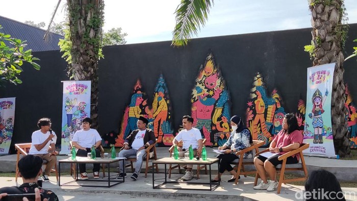 Jumpa pers Prambanan Jazz Festival 2023, Sleman, DIY, Rabu (21/12/2022).