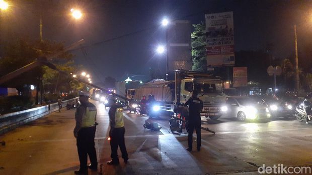 Kecelakaan di Krapyak Semarang, Rabu (21/12/2022).