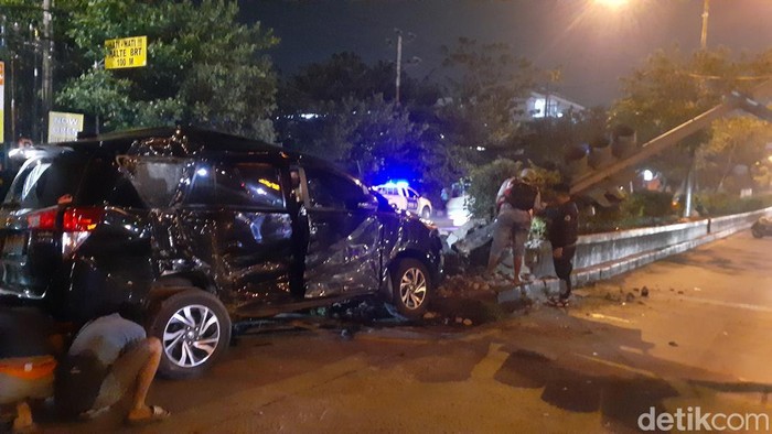 Kecelakaan di Krapyak Semarang, Rabu (21/12/2022).