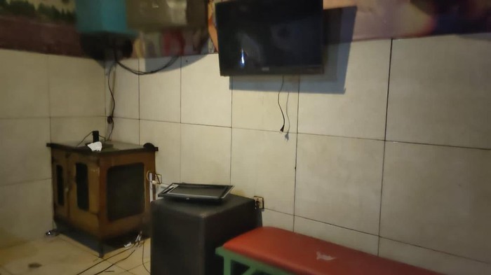 Lokasi room karaoke yang dirusak ASN Pemkot Kediri