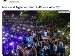 Netizen Terkesima 4 Juta Warga Argentina Sambut Messi Cs