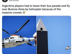 Netizen Terkesima 4 Juta Warga Argentina Sambut Messi Cs