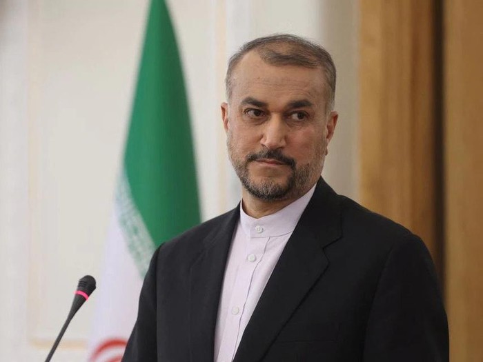Iranian Foreign Minister Hossein Amirabdollahian looks on during a news conference in Tehran, Iran November 23, 2022. Majid Asgaripour/WANA (West Asia News Agency) via REUTERS