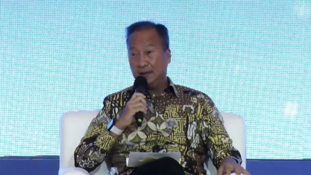 Menteri Perindustrian, Agus Gumiwang Kartasasmita dalam acara Outlook Perekonomian Indonesia 2023, Rabu (21/12/2022). (Tangkapan layar via Youtube PerekonomianRI)