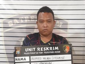 Pria di Medan Lempar Teman Kerja Istri Pakai Batu Bata hingga Tewas