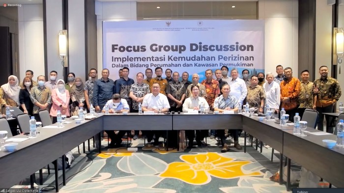 Pemerintah melalui Satuan Tugas (Satgas) UU Cipta Kerja kembali menggelar Forum Grup Diskusi (FGD) yang membahas khusus cluster sektor properti, yaitu perumahan dan kawasan industri.