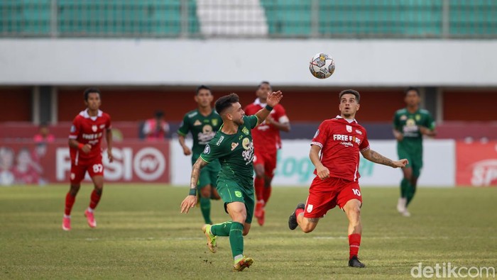 Pertandingan Persebaya vs Persis Solo berakhir 0-0 di Stadion Sultan Agung Bantul, Rabu (21/12/2022).