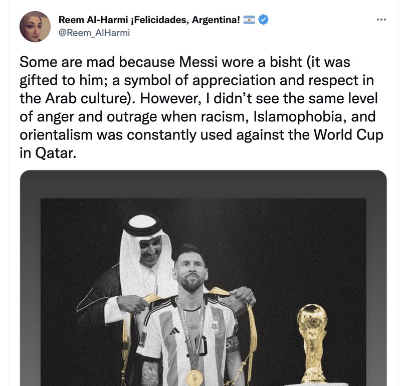 Reaksi netizen baju arab Messi