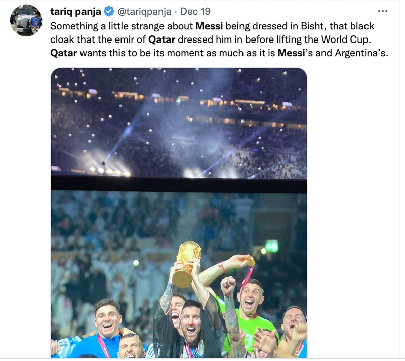 Reaksi netizen baju arab Messi