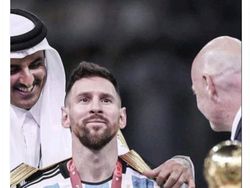 Pro Kontra Panas Syekh Messi Pakai Jubah Arab