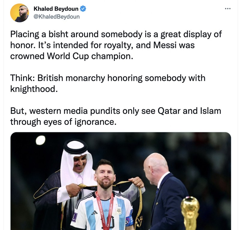 Reaksi netizen baju arab Messi