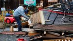 Penampakan Rumah-rumah Rusak Akibat Gempa M 6,4 di California