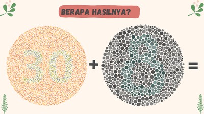 Tes Buta Warna, Bisa Lihat Angka di Gambar Berikut dan Tebak Hasilnya?