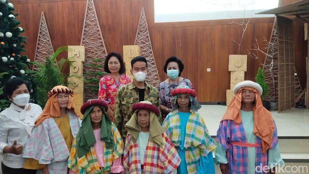 Wali Kota Solo Gibran Rakabuming Raka cek GKI Sangkah Solo, Rabu (21/12/2022).