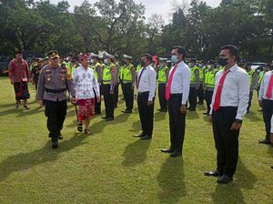 622 Personel Polres Karangasem Fokus Amankan Gereja dan Pelabuhan