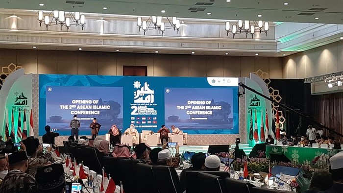 Buka Konferensi Islam ASEAN, Maruf Harap Posisi Islam Makin Kukuh di Dunia (Lisye/detikcom)