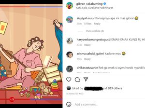 Gibran Ucapkan Selamat Hari Ibu, Ada Emak-emak Kung Fu Hustle