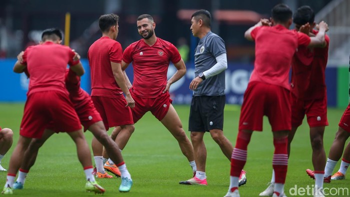Timnas Indonesia mulai panaskan mesin jelang laga pertama Piala AFF 2022 besok melawan Kamboja di SUGBK.