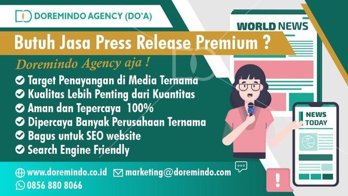 Layanan jasa press release SEO Doremindo