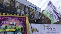 Pemogokan tersebut melibatkan anggota dari Unison, Unite dan GMB.