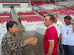 Jokowi Tonton Indonesia Vs Kamboja? Iwan Bule: Terima Kasih, Pak Presiden