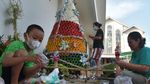 Nggak Biasa, Deretan Pohon Natal Ini dari Bambu hingga Botol Plastik