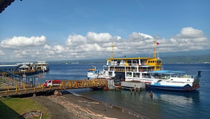 Pelabuhan Gilimanuk, Kecamatan Melaya, Kabupaten Jembrana, Bali, Kamis (22/12/2022). (Foto: I Putu Adi Budiastrawan/detikBali)