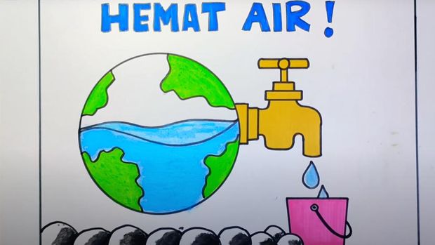 Contoh Poster Hemat Air