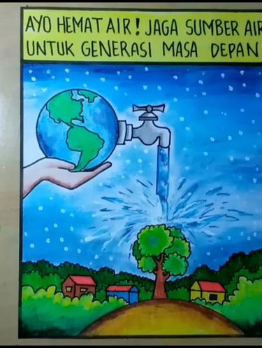 Contoh Poster Hemat Air